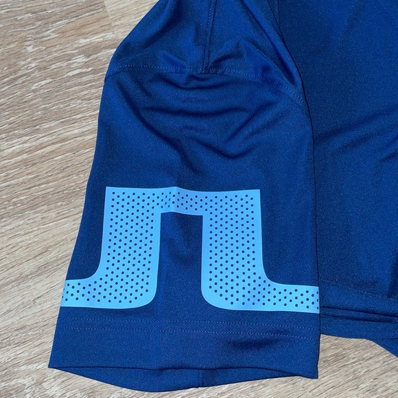 Men’s J. Lindeberg Estate Blue Heath Regular Fit Polo Golf T-Shirt Small NWT NEW - Picture 6 of 9